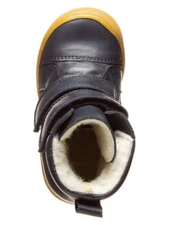 Leder-Winterboots In Dunkelblau -TROLLKIDS Verkäufe bo bell leder winterboots in dunkelblau 3