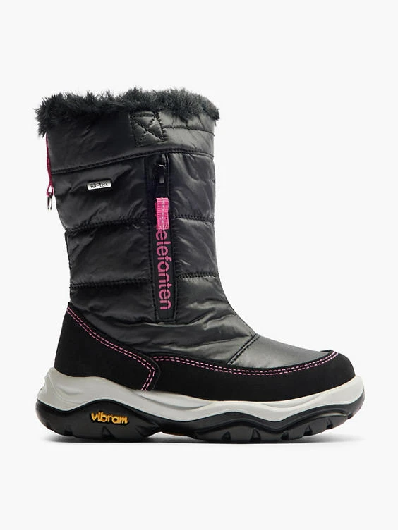 Elefanten Schneestiefel Daisy, Weite W Schwarz