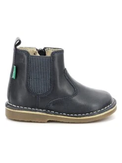 Kickers Leder-Chelsea-Boots "Maelio" In Dunkelblau