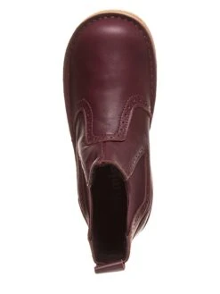Leder-Chelsea-Boots In Bordeaux -TROLLKIDS Verkäufe kmins leder chelsea boots in bordeaux 3
