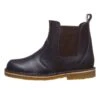 Leder-Chelsea-Boots In Dunkelblau