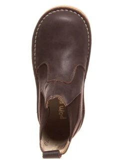Pom Pom Leder-Chelsea-Boots In Braun -TROLLKIDS Verkäufe pom pom leder chelsea boots in braun 3