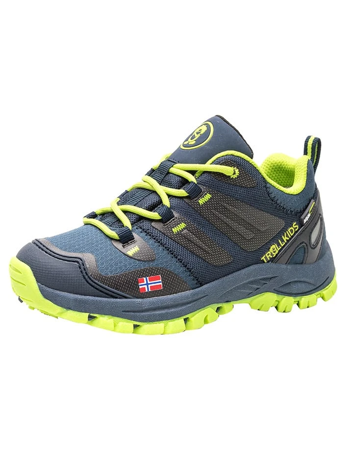 TROLLKIDS Trekkingschuhe "Rondane Hiker Low" In Dunkelblau/ Gelb 2 TROLLKIDS Trekkingschuhe "Rondane Hiker Low" In Dunkelblau/ Gelb – Bild 2